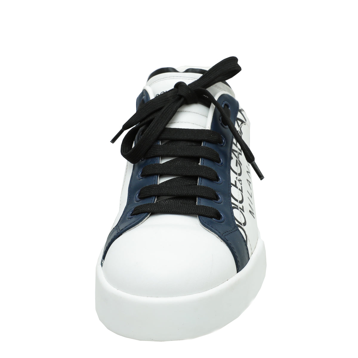 Dolce & Gabbana Bicolor Portofino Leather Sneaker 7.5-Dolce & Gabbana-THE CLOSET