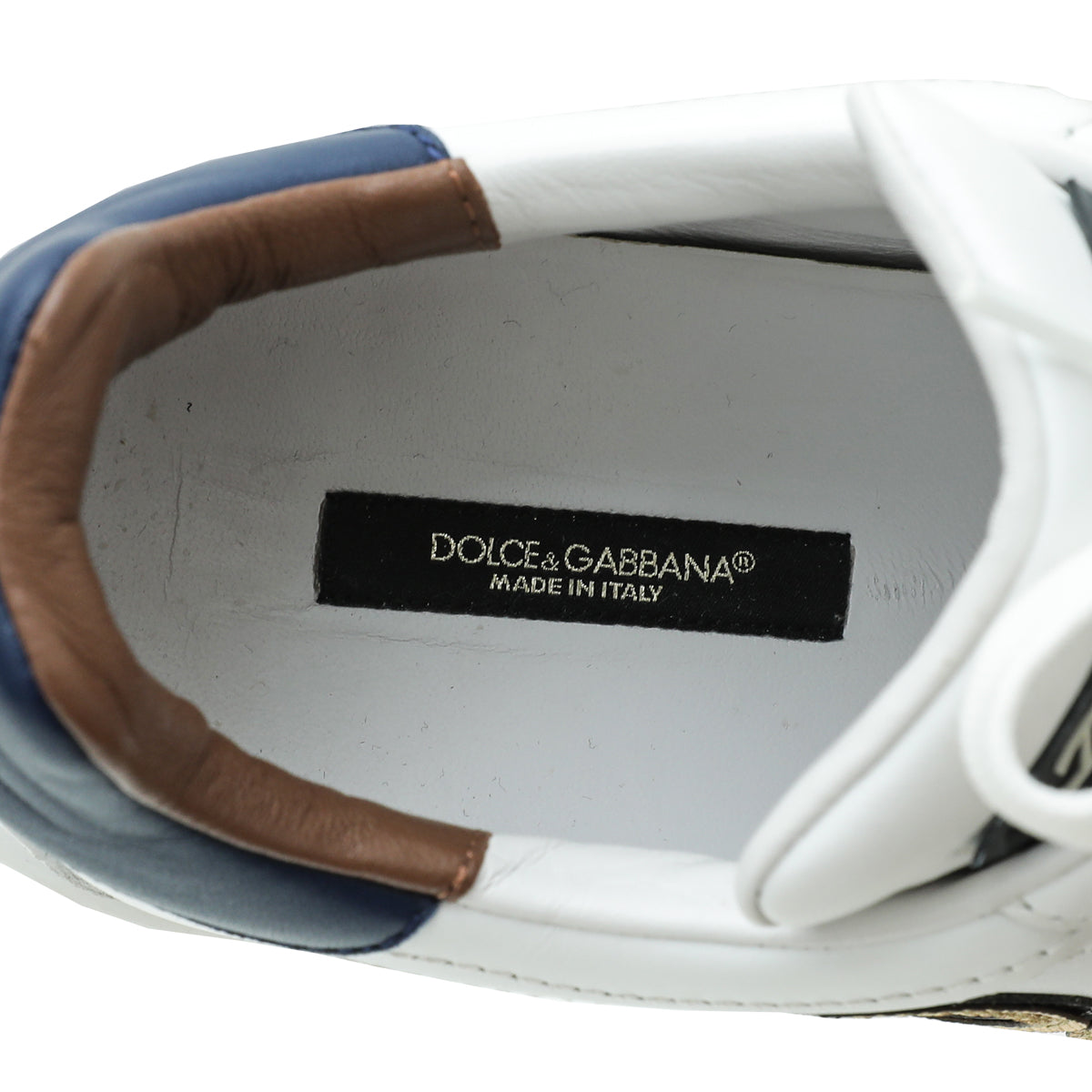 Dolce & Gabbana White Multicolor DG-I-Heart Portofino Sneakers 39