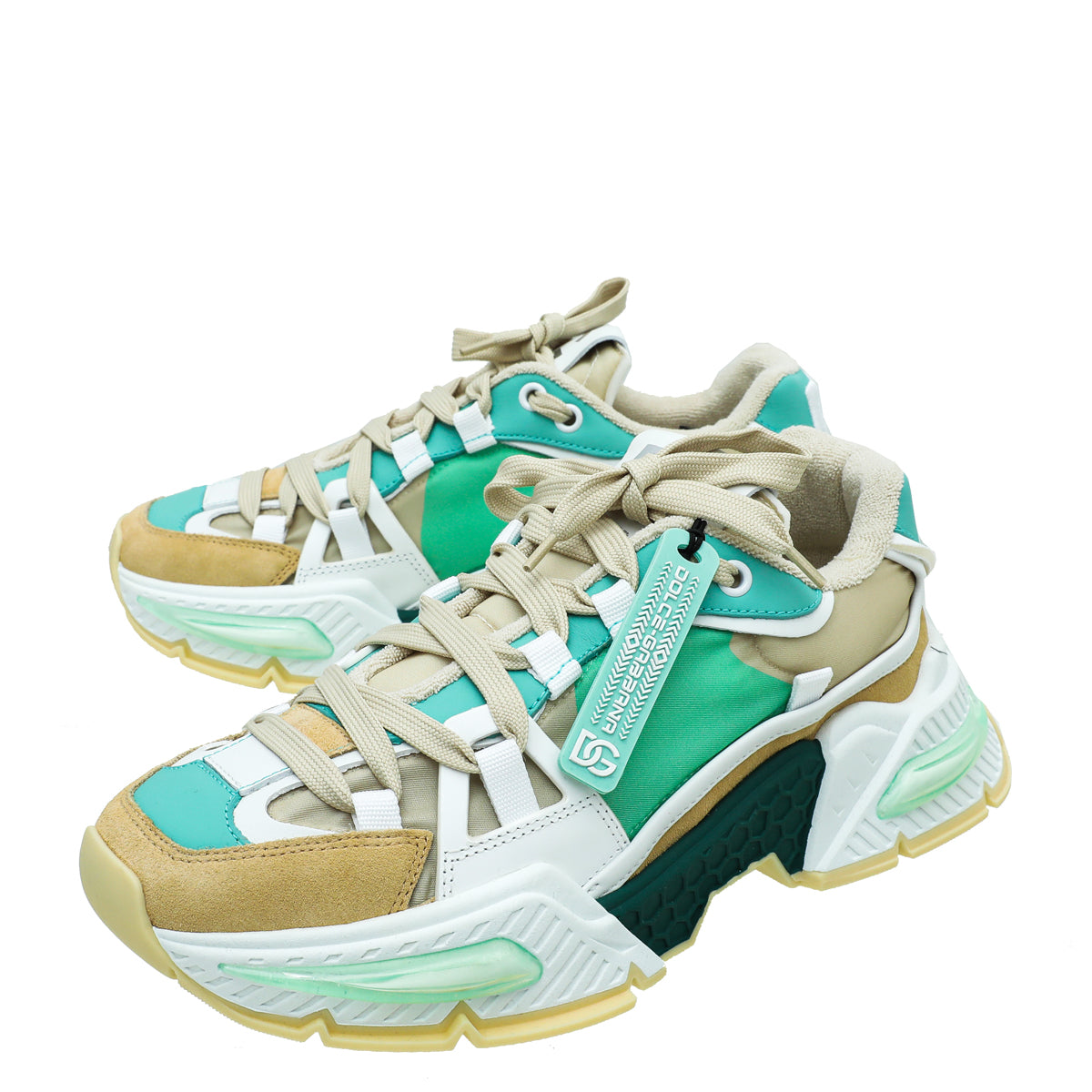 Dolce & Gabbana Multicolor Airmaster Panelled Sneaker 38-Dolce & Gabbana-THE CLOSET