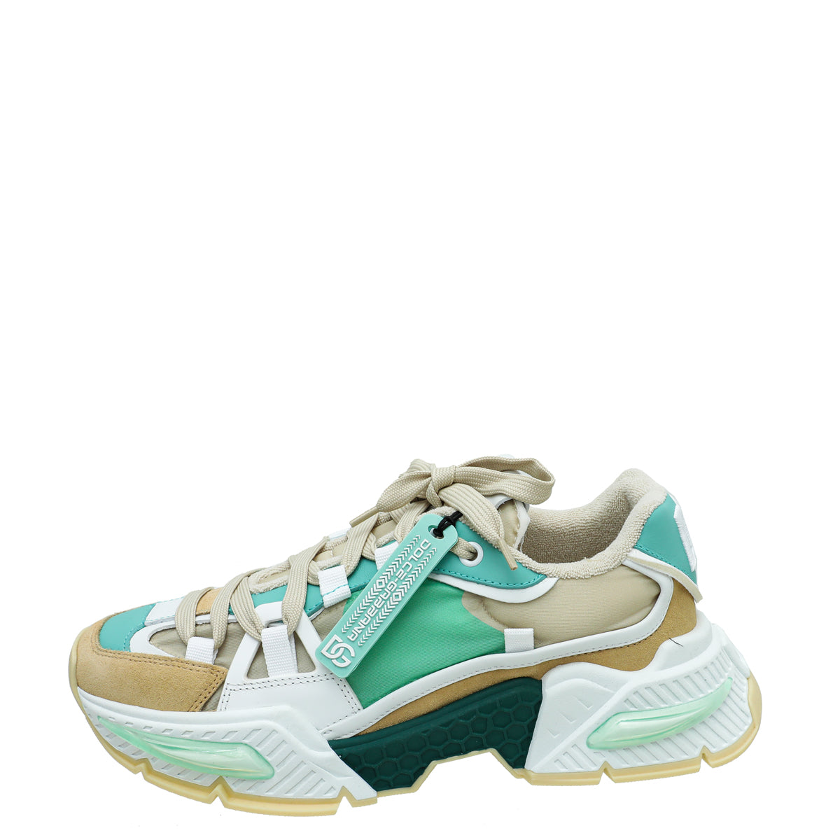 Dolce & Gabbana Multicolor Airmaster Panelled Sneaker 38