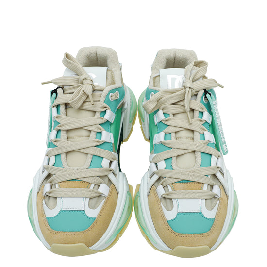 Dolce & Gabbana Multicolor Airmaster Panelled Sneaker 38