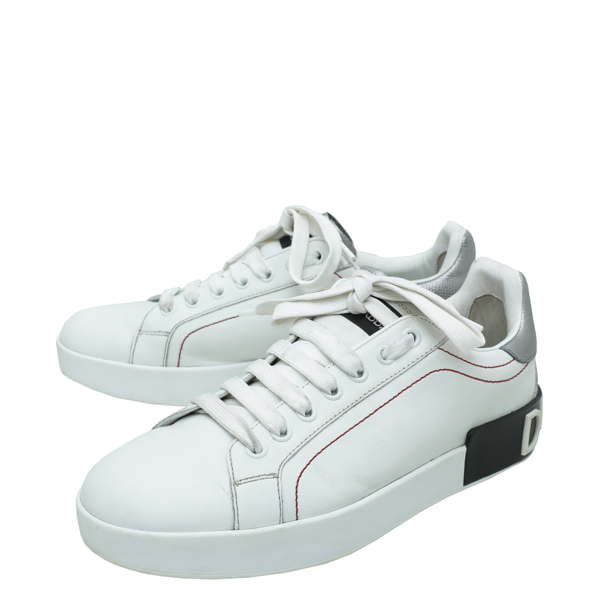 Dolce & Gabbana White Portofino Sneaker 38-Dolce & Gabbana-THE CLOSET