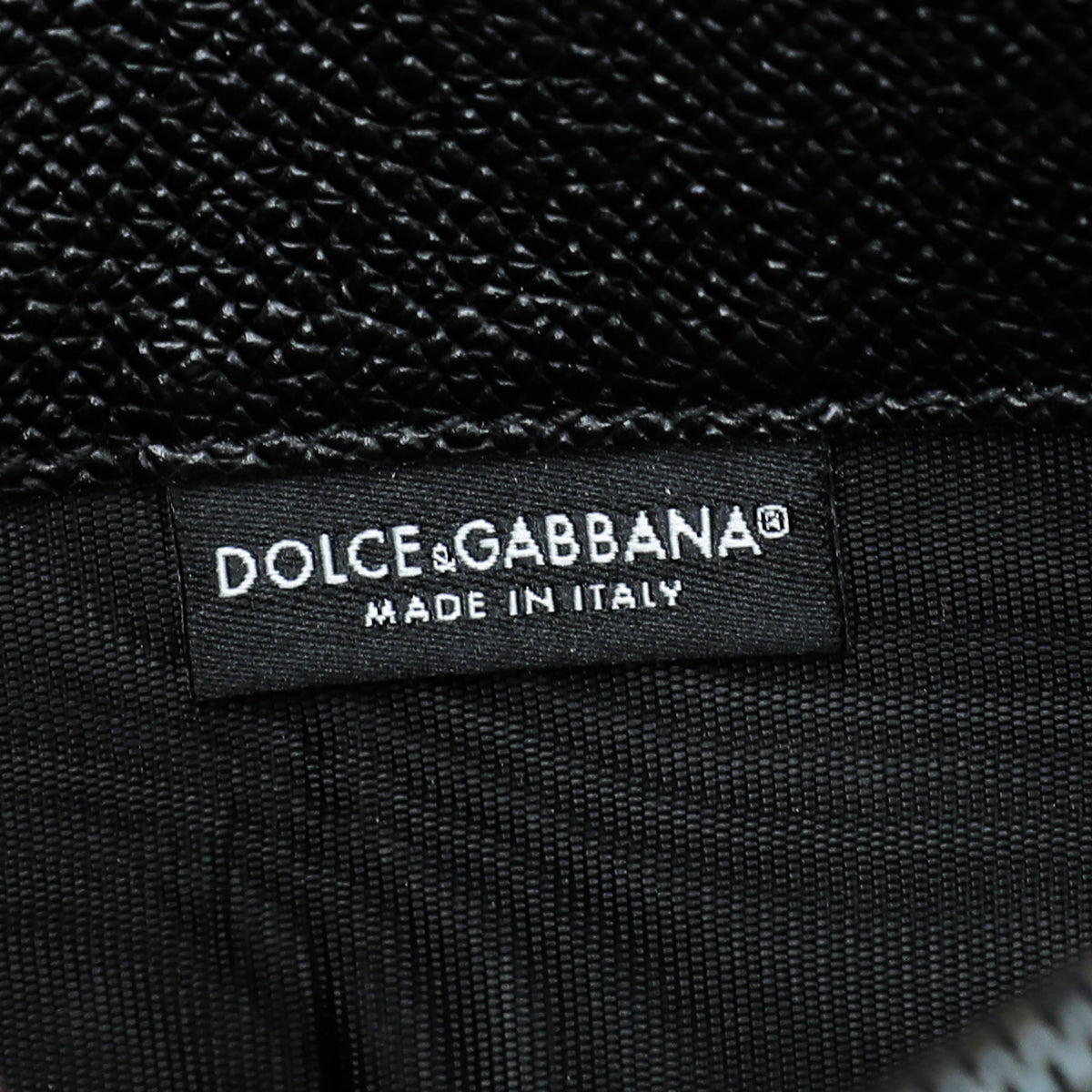 Dolce & Gabbana Black Zippy Wallet