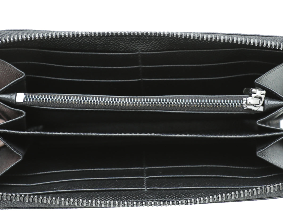 Dolce & Gabbana Black Zippy Wallet