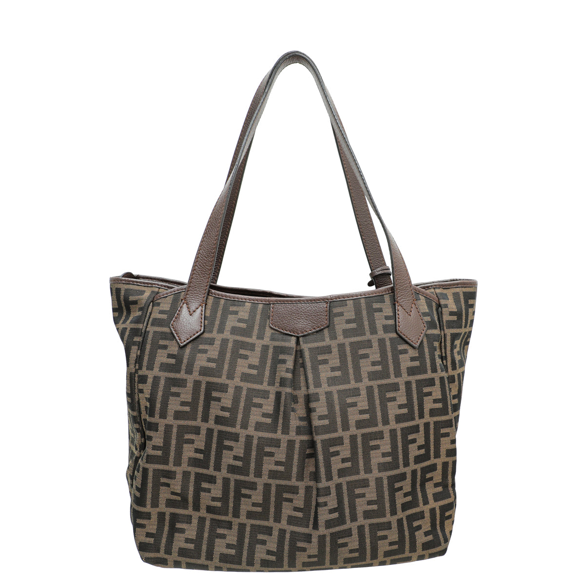 Fendi Tobacco Zucca Grand Shopping Tote Bag-Fendi-THE CLOSET