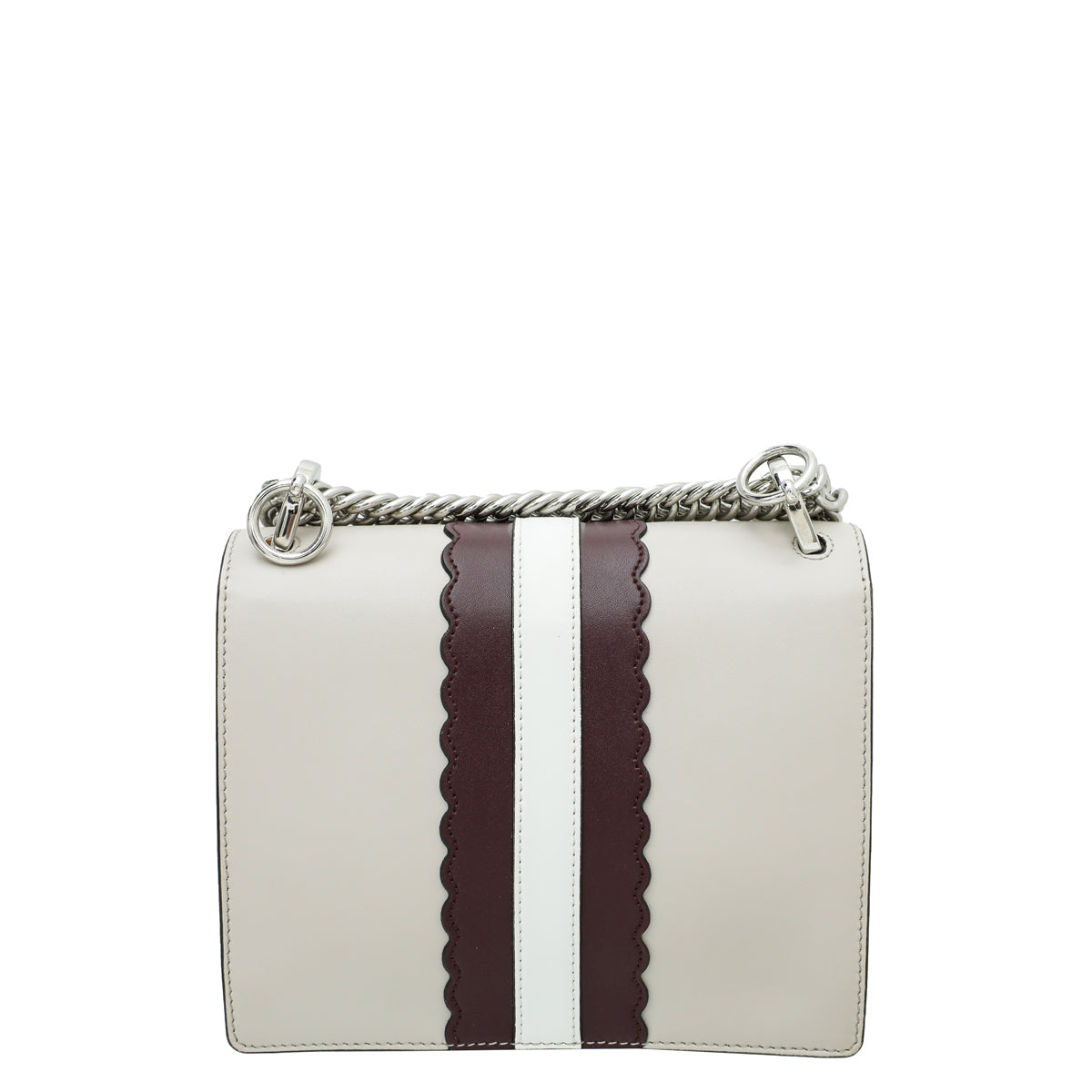 Fendi Light Beige Multicolor Kan I Monster Eye Small Flap Chain Bag-Fendi-THE CLOSET