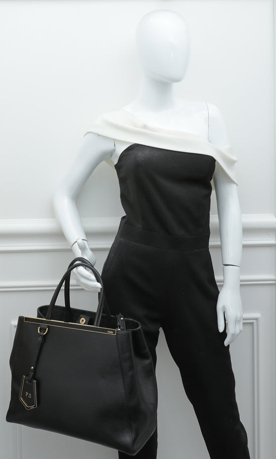 Fendi Black 2 Jours Bag W/P.S Initials – The Closet
