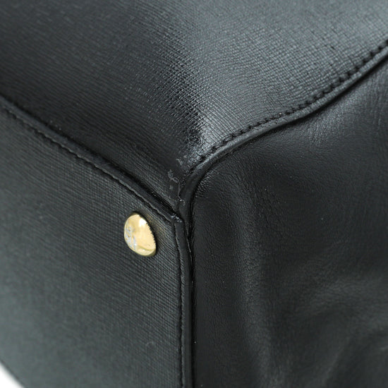 Fendi Black 2 Jours Bag W/P.S Initials