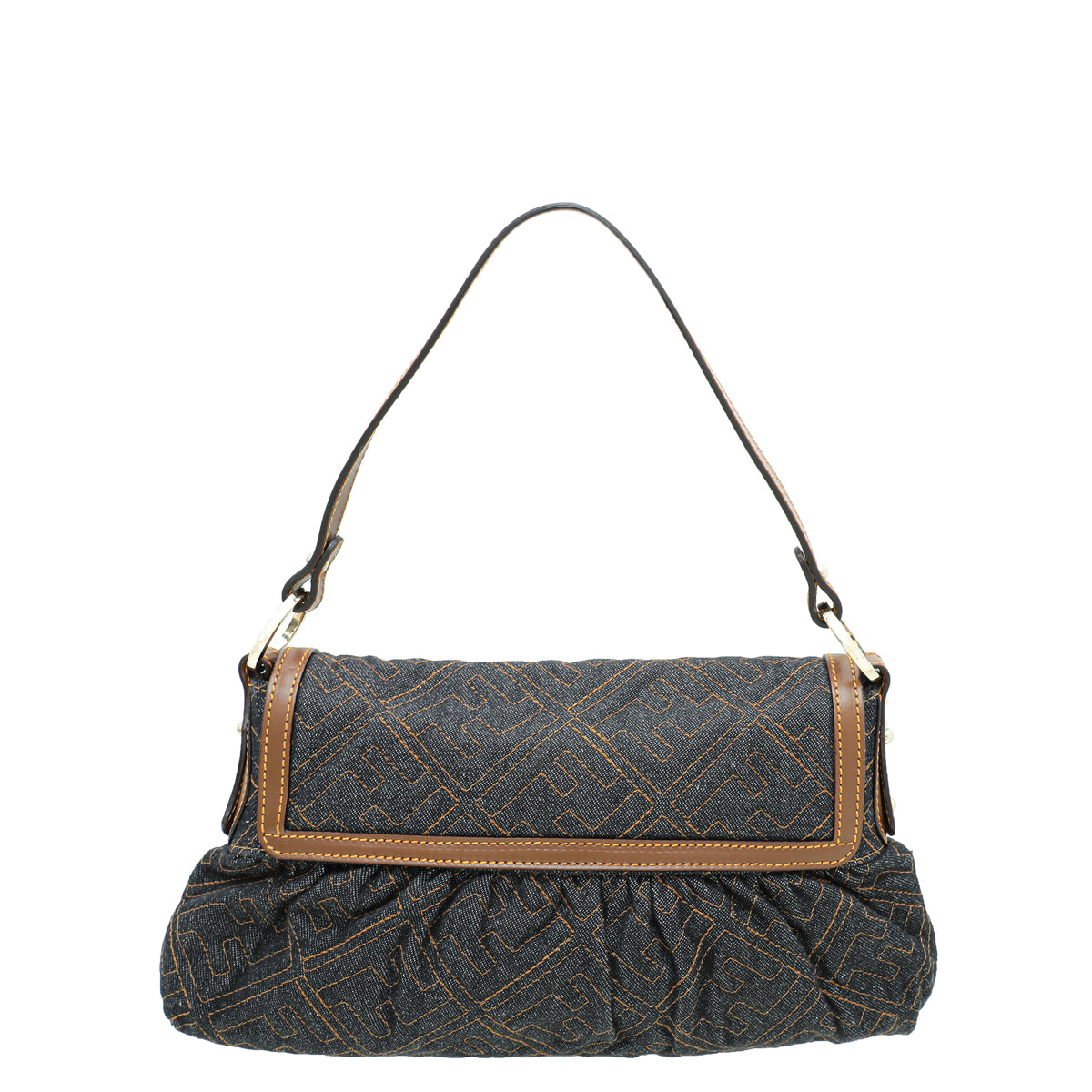 Fendi Bicolor Denim Chef Small Bag-Fendi-THE CLOSET