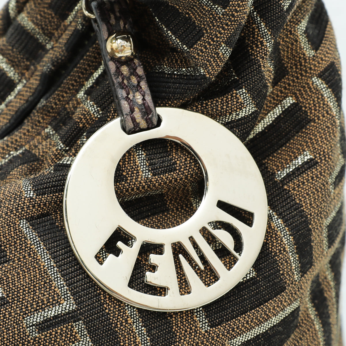 Fendi Metallic Tobacco Zucca Chef Chain Hobo Bag – THE CLOSET