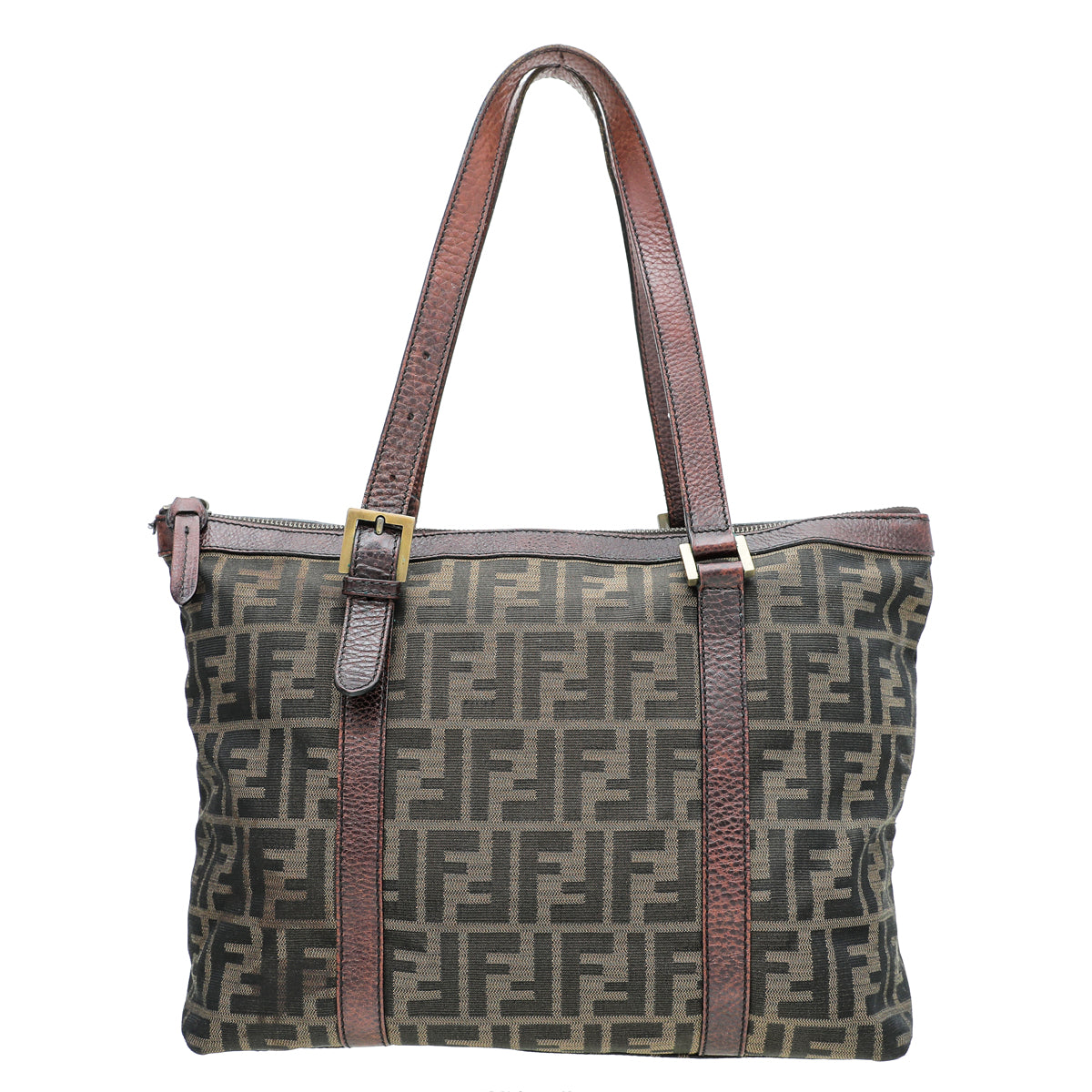 Fendi Bicolor Zucca Tote Bag-Fendi-THE CLOSET