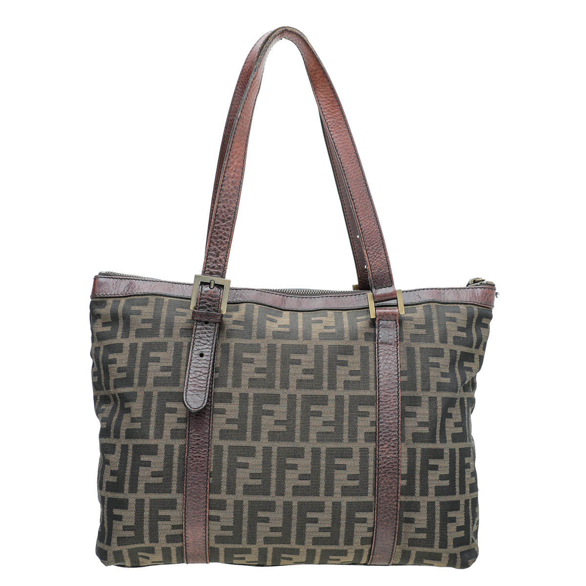 Fendi Bicolor Zucca Tote Bag-Fendi-THE CLOSET