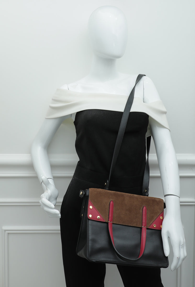 Fendi Tricolor Grace Flip Medium Bag