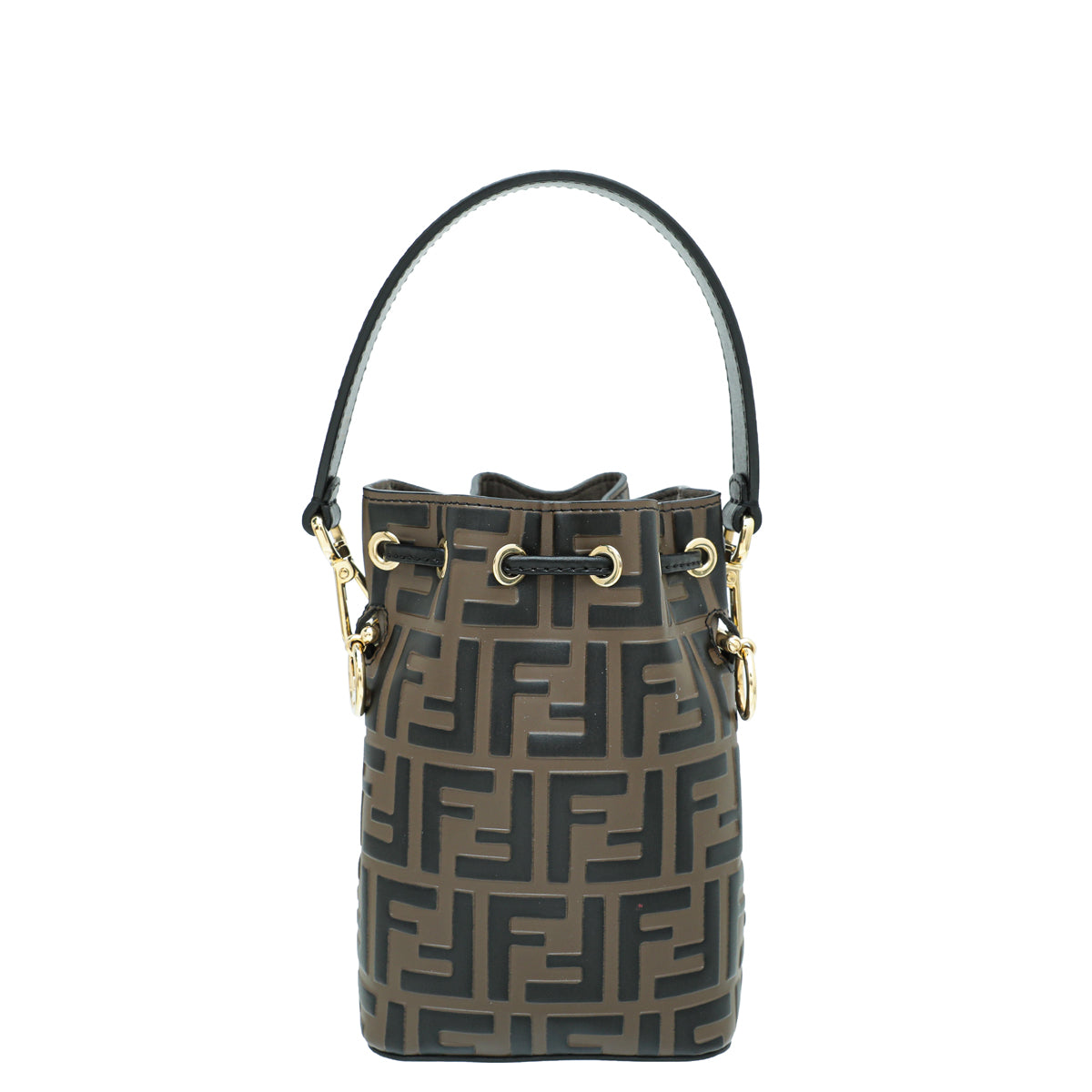 Fendi Tobacco FF Zucca Mon Tresor Mini Bucket Bag-Fendi-THE CLOSET