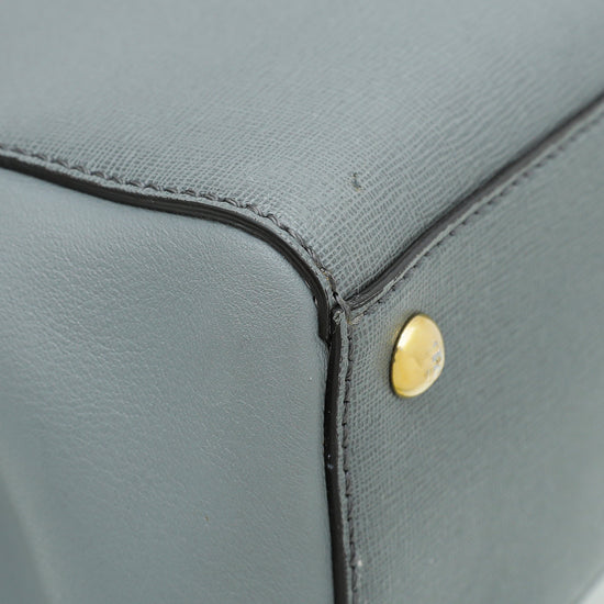 Fendi Grey 2Jours Petite Bag W/ N.G Initials