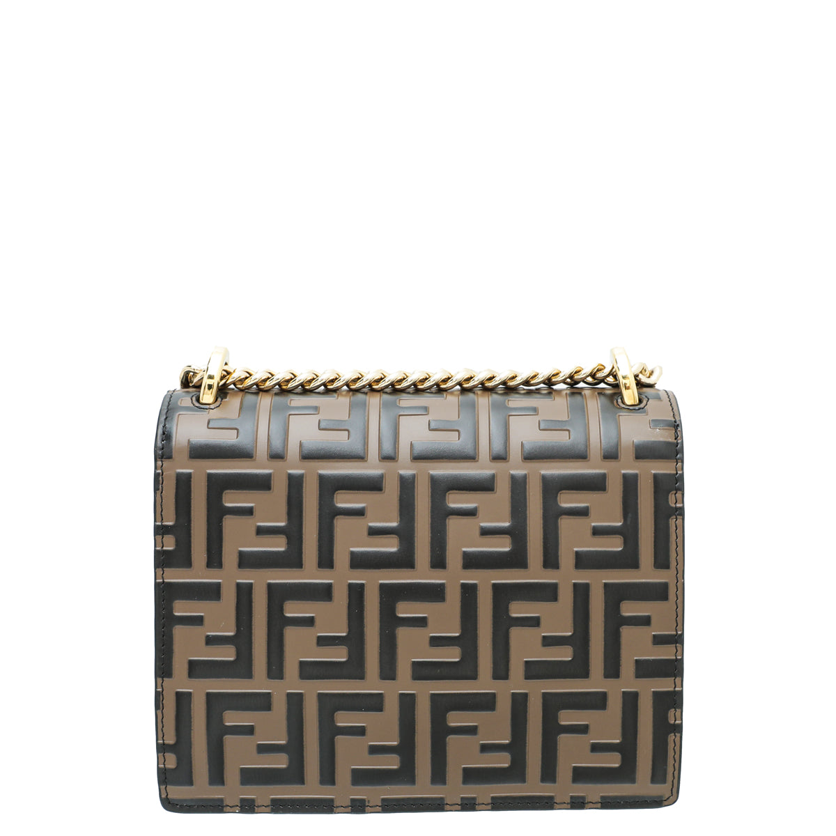 Fendi Tobacco Kan U Small Shoulder Bag-Fendi-THE CLOSET