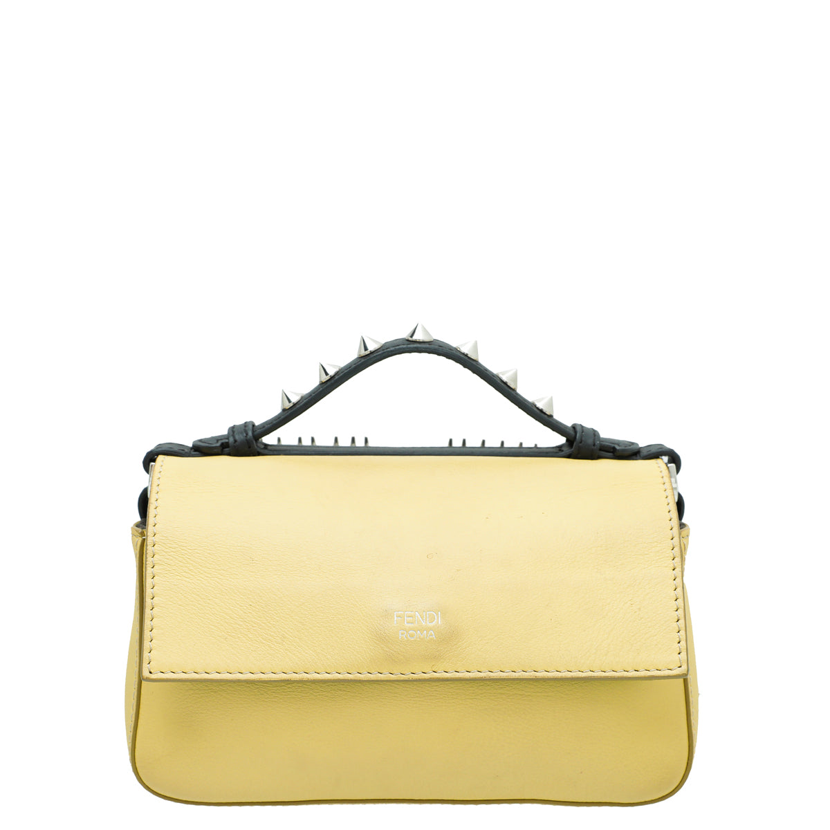 Fendi Bicolor Double Baguette Micro Face Studs Bag-Fendi-THE CLOSET