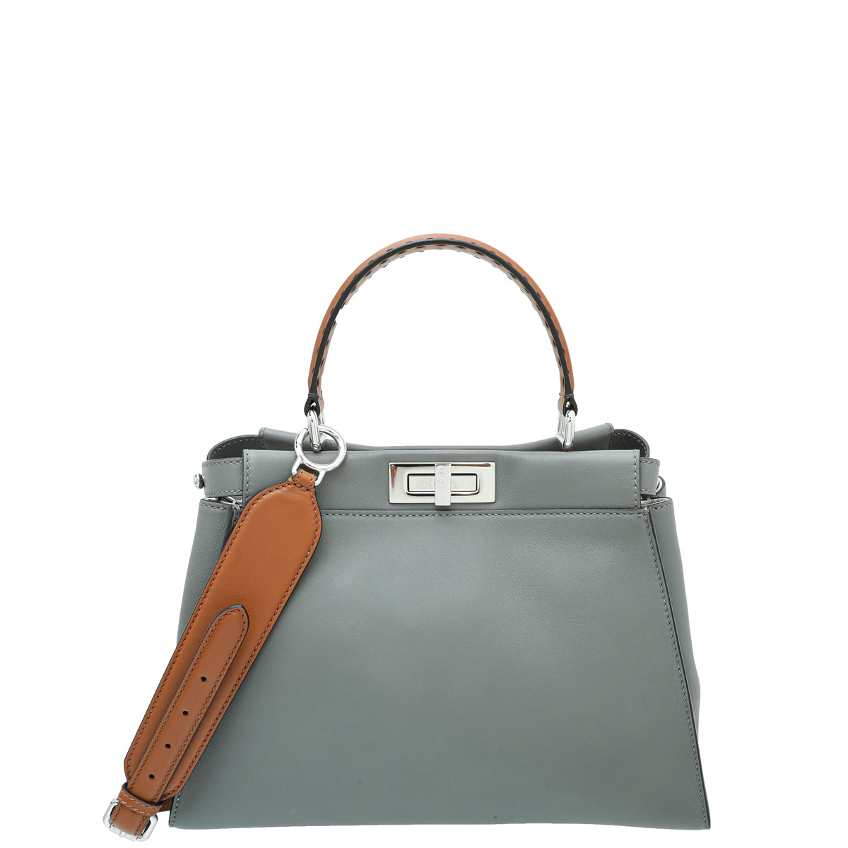 Fendi Bicolor Peekaboo Selleria Regular Bag-Fendi-THE CLOSET