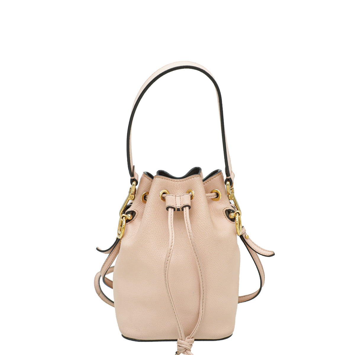 Fendi Peach Mon Tresor Mini Bucket Bag-Fendi-THE CLOSET