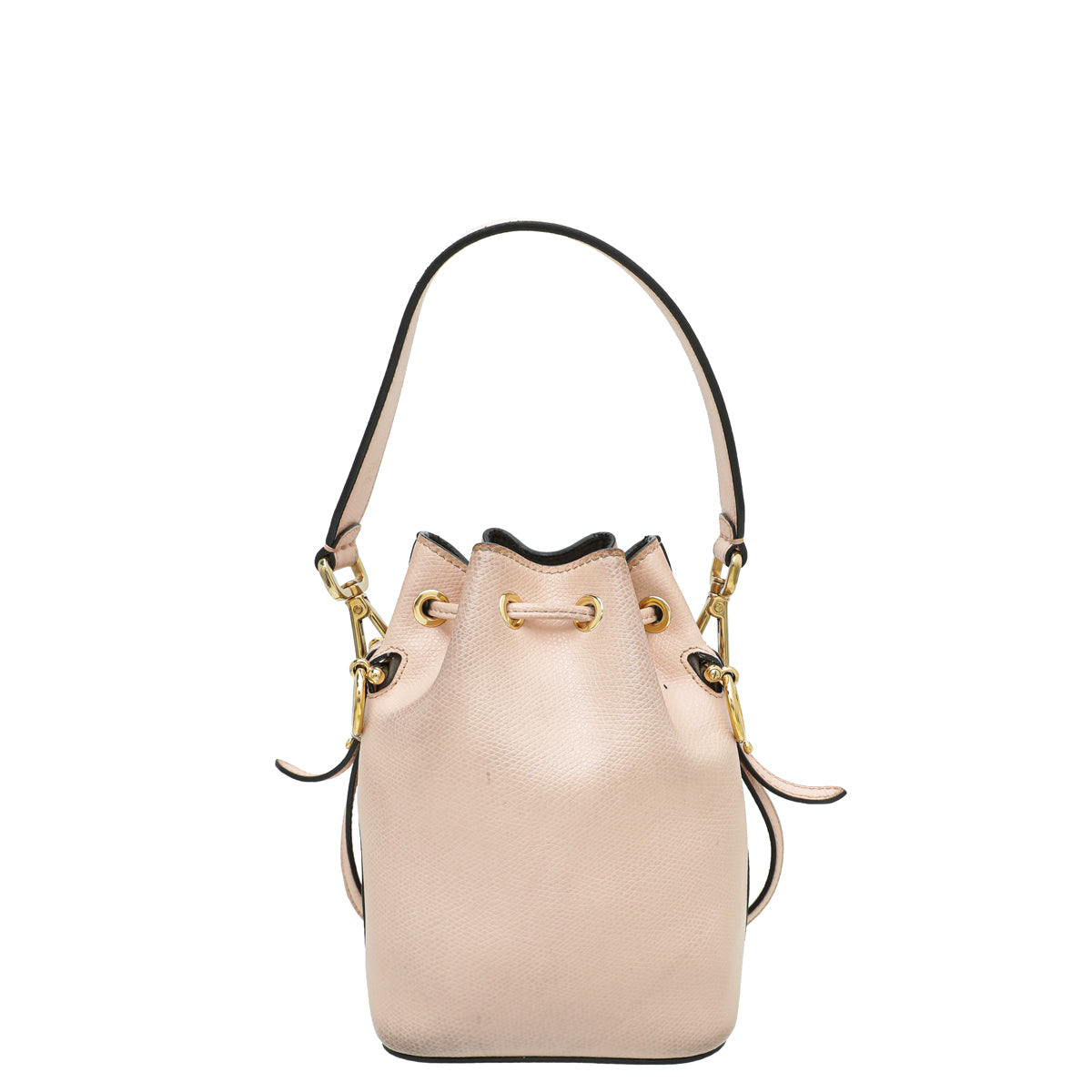 Fendi Peach Mon Tresor Mini Bucket Bag-Fendi-THE CLOSET