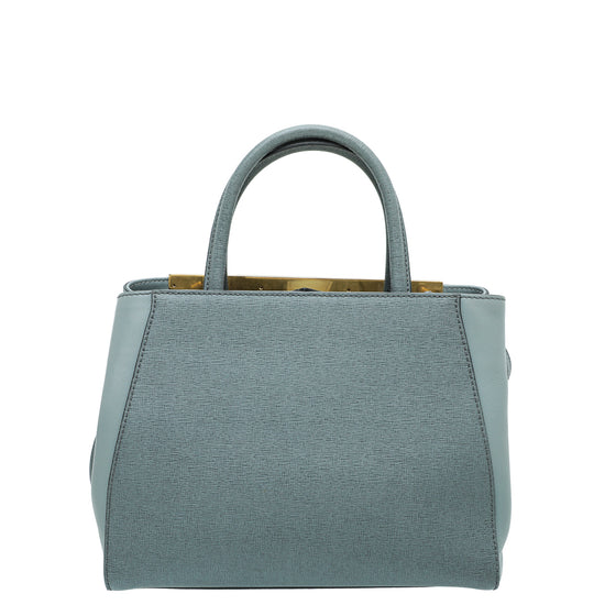 Fendi Grey 2Jours Petite Tote Bag