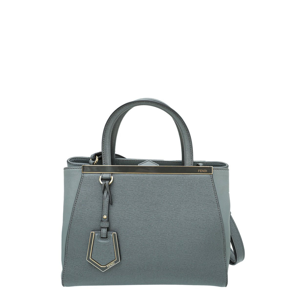 Fendi Grey 2 Jours Petite Bag-Fendi-THE CLOSET