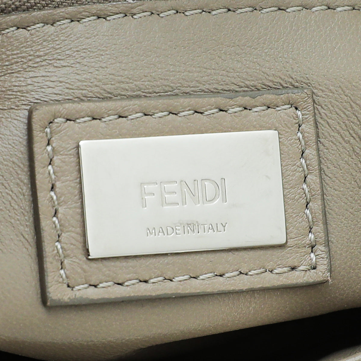 Fendi Etoupe Iconic Peekaboo Bag