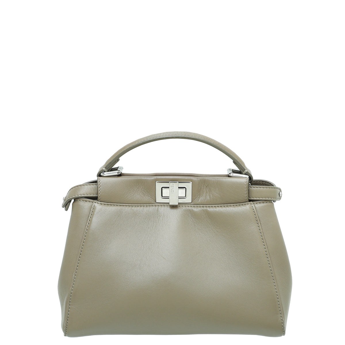 Fendi Etoupe Iconic Peekaboo Bag-Fendi-THE CLOSET
