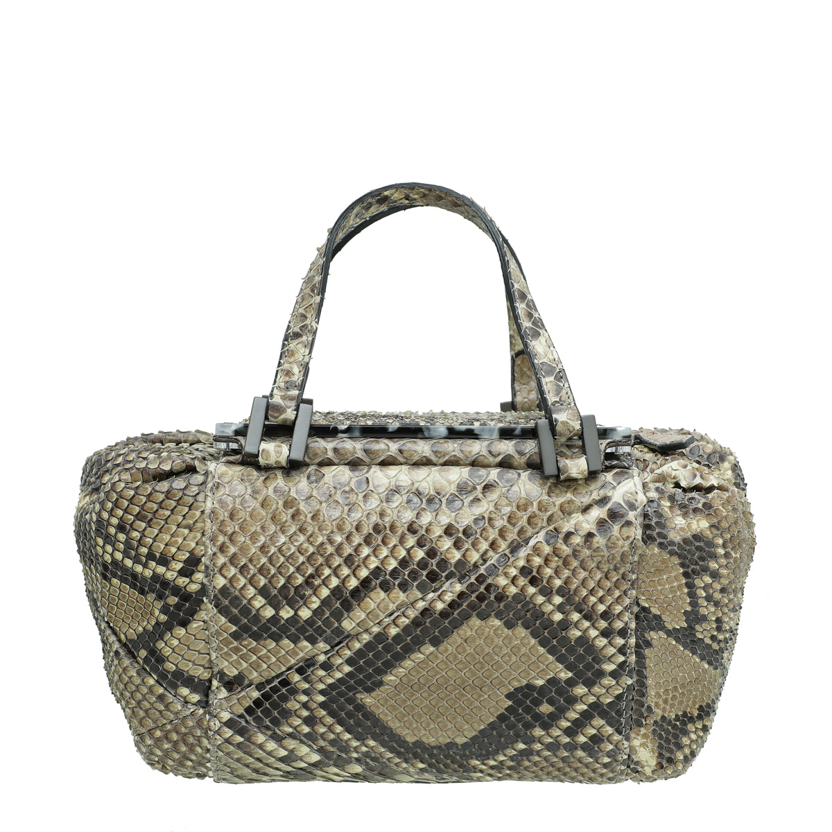 Fendi Natural Python Mirror Pouch-Fendi-THE CLOSET