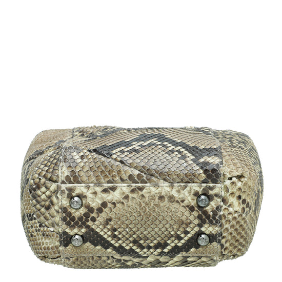 Fendi Natural Python Mirror Pouch