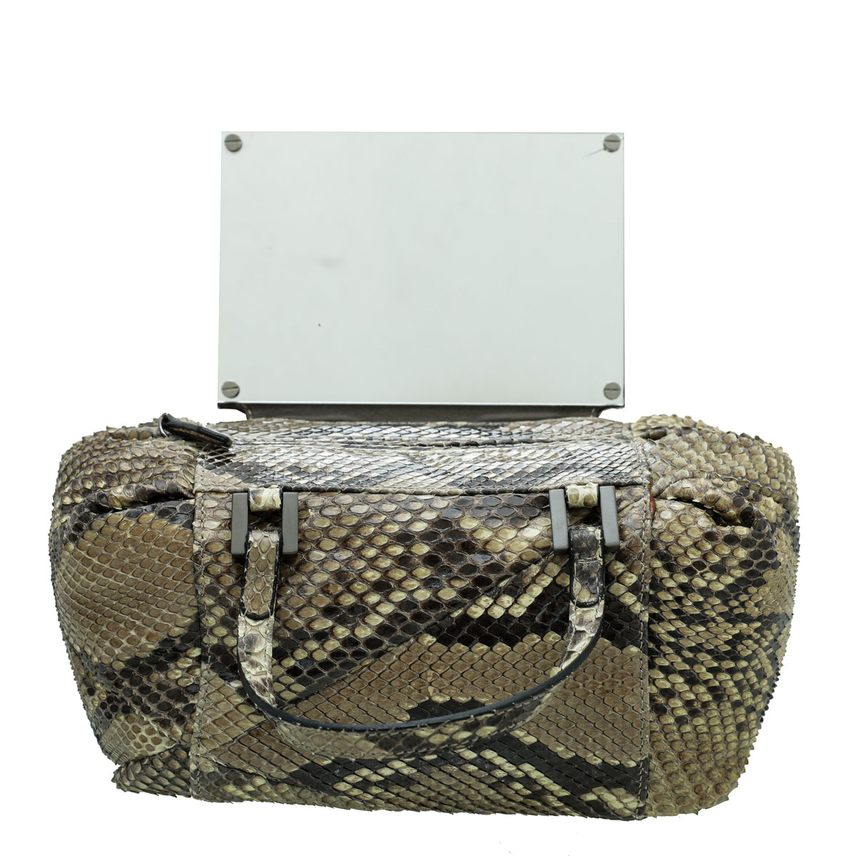 Fendi Natural Python Mirror Pouch