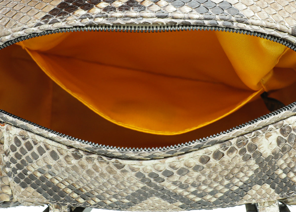 Fendi Natural Python Mirror Pouch