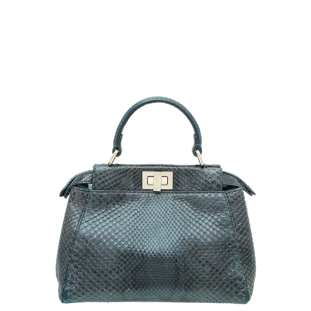 Fendi Bicolor Python Peekaboo Mini Bag-Fendi-THE CLOSET