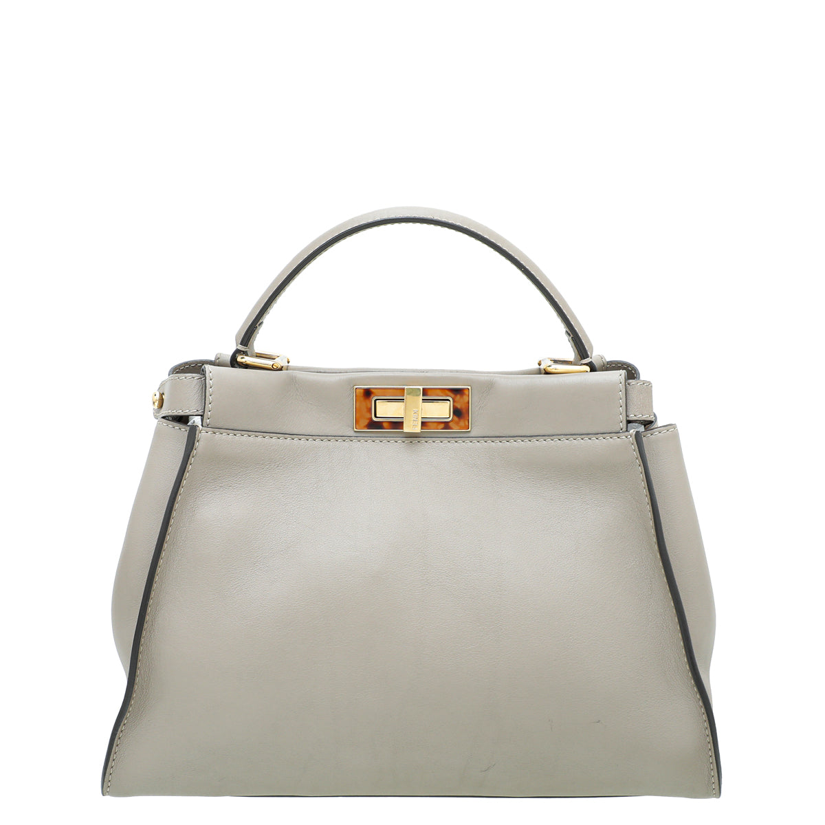Fendi Etoupe Peekaboo Regular Bag-Fendi-THE CLOSET
