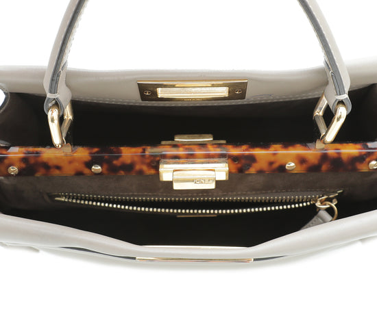 Fendi Etoupe Peekaboo Regular Bag