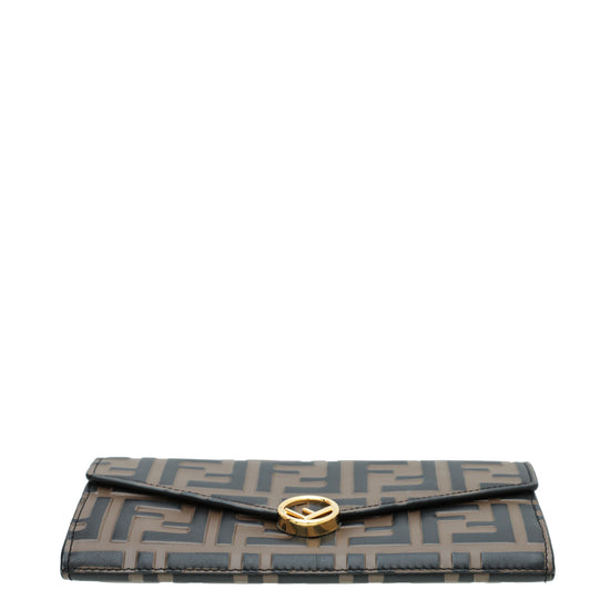 SOLD) Fendi Baguette Continental Chain Wallet. Available in todays