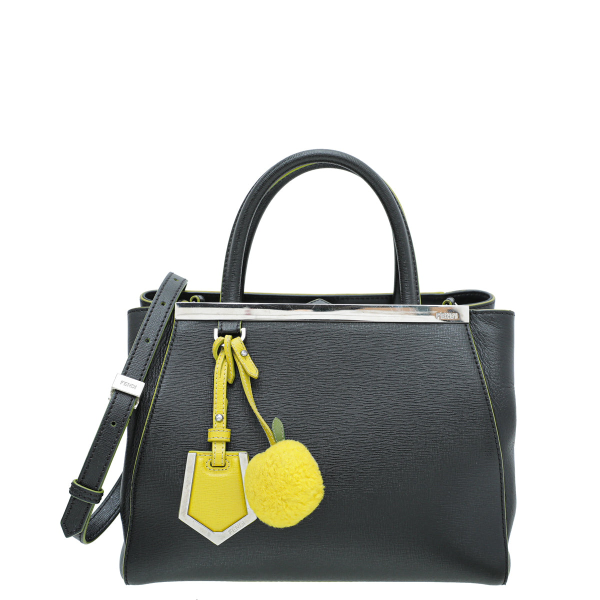 Fendi Bicolor Apple Charm 2 Jours Petite Bag-Fendi-THE CLOSET