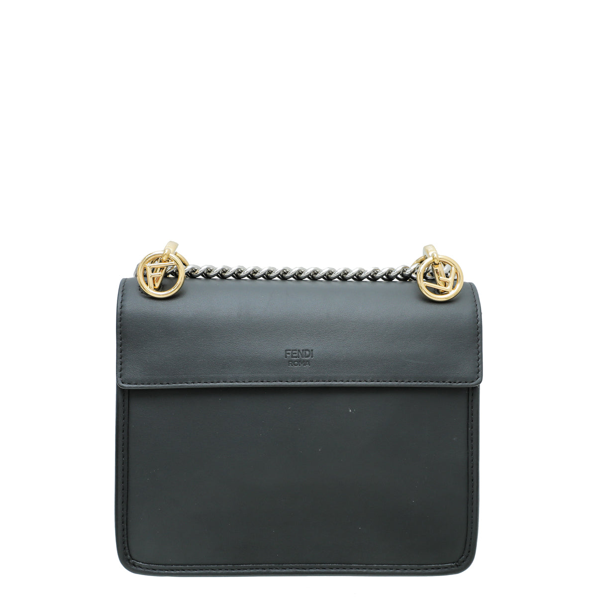 Fendi Bicolor Kan I Calfskin Velvet Small Bag-Fendi-THE CLOSET