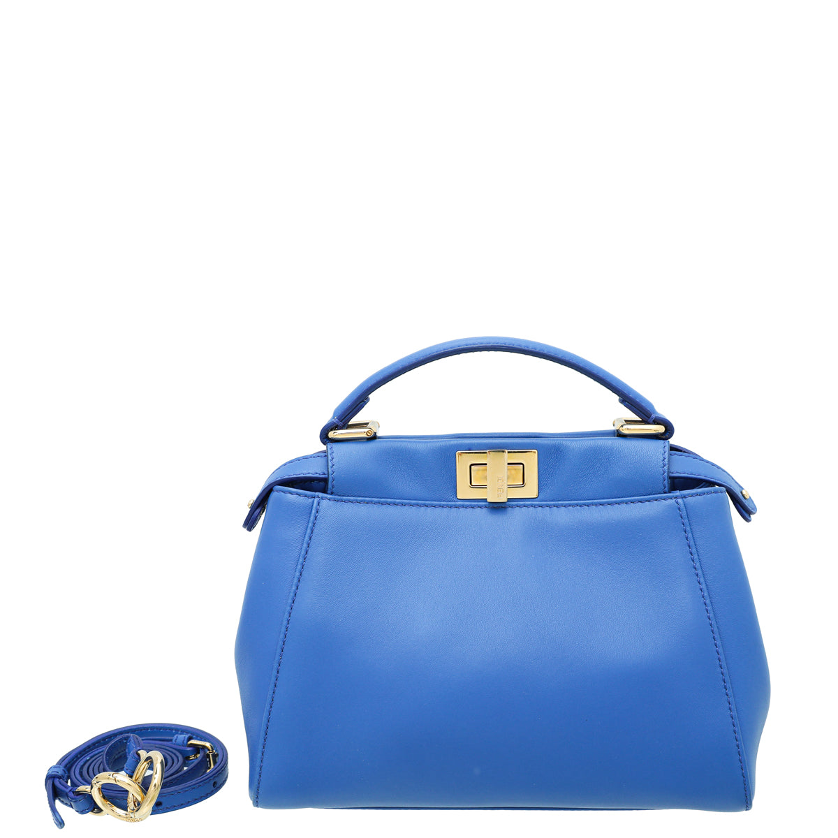 Fendi Blue Peekaboo Mini Bag-Fendi-THE CLOSET