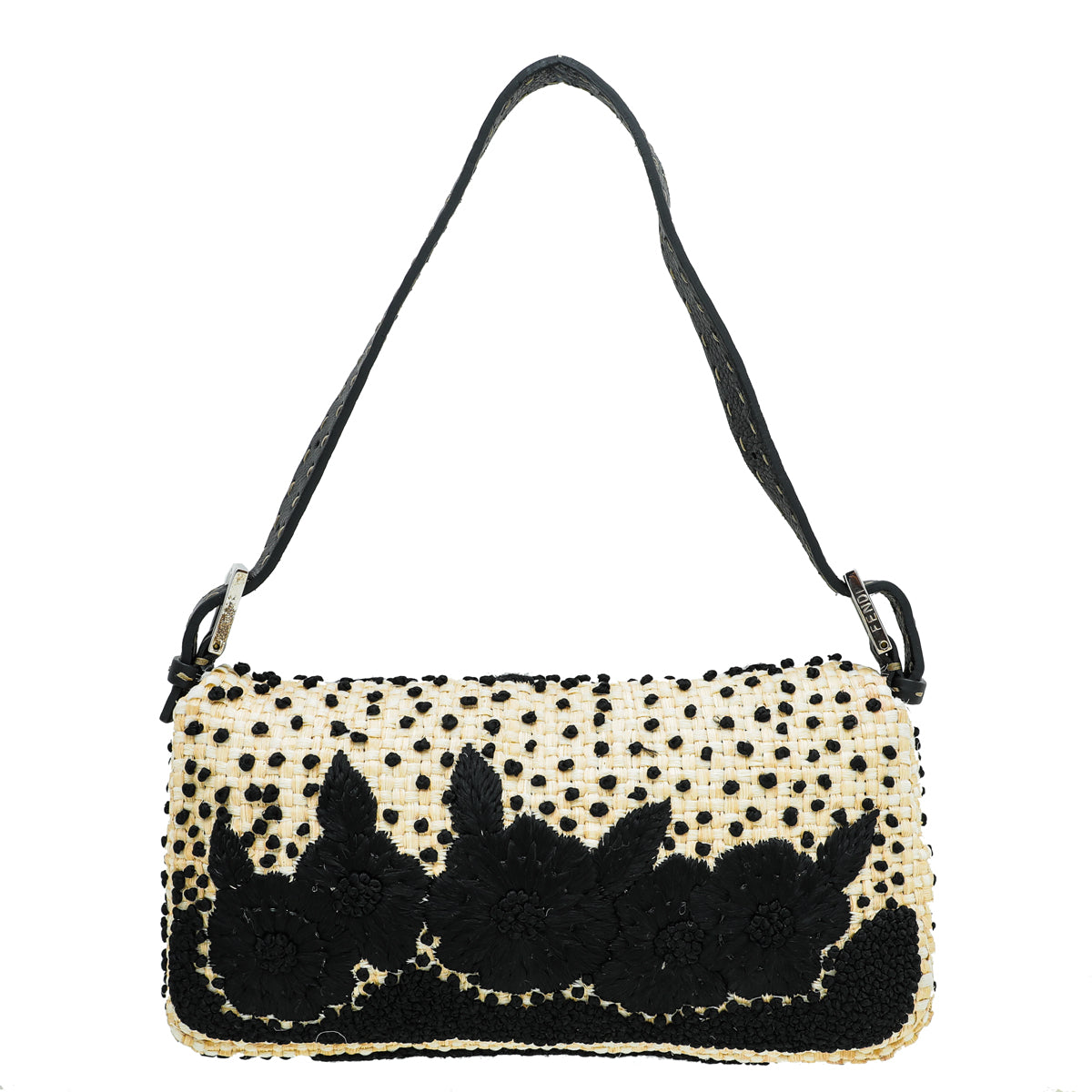 Fendi Bicolor Baguette Selleria Bag-Fendi-THE CLOSET