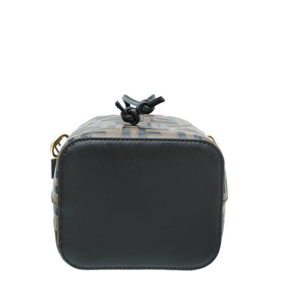 Bucket bags Fendi - Mon Tresor mini bucket in brown - 8BS010A9P6F1891