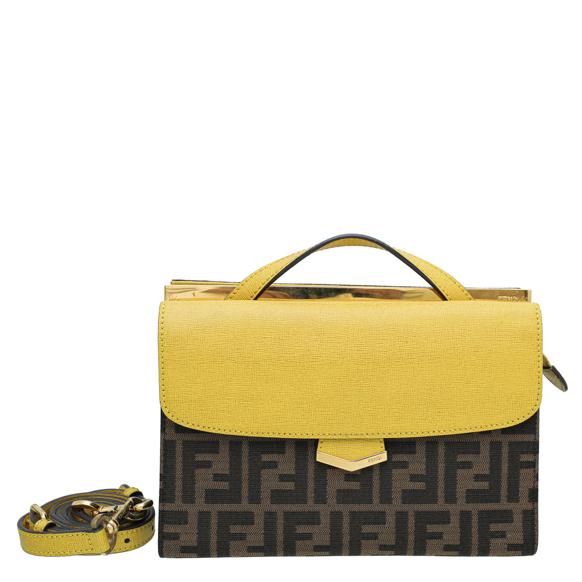 Fendi Bicolor Zucca Demi Jour Small Bag-Fendi-THE CLOSET