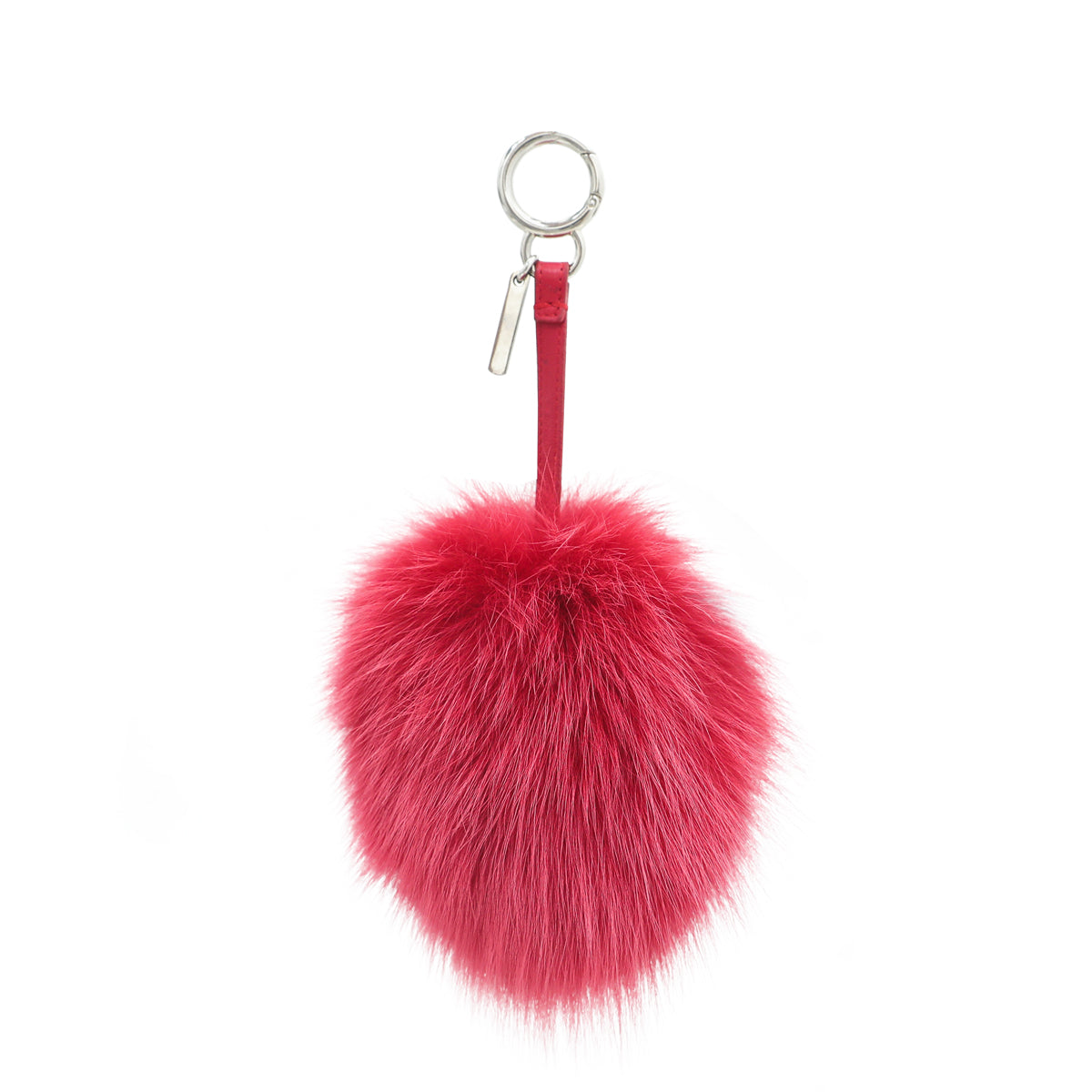 Fendi Bicolor Fur Bag Charm Key Holder-Fendi-THE CLOSET