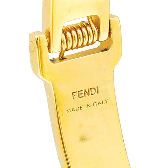 Fendi Bicolor FF Fendista Bracelet Large