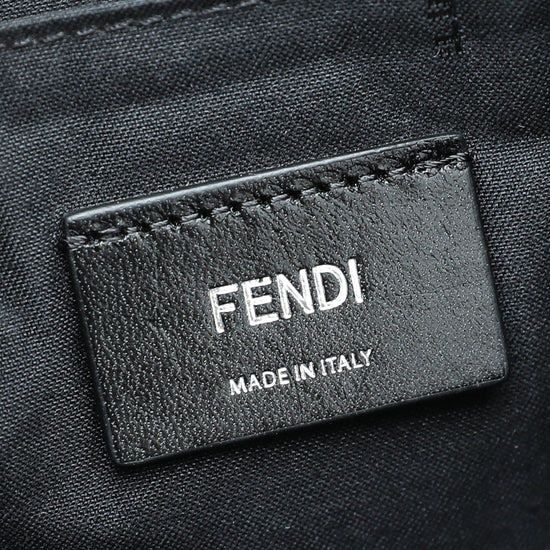 Fendi Tricolor Flat Zip Pouch