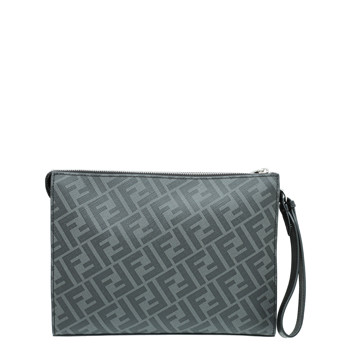 Fendi Tricolor Flat Zip Pouch