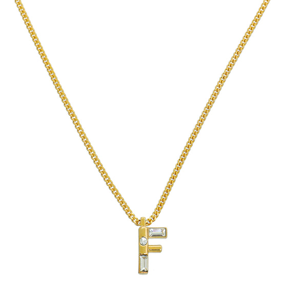 Fendi Gold F Is Necklace