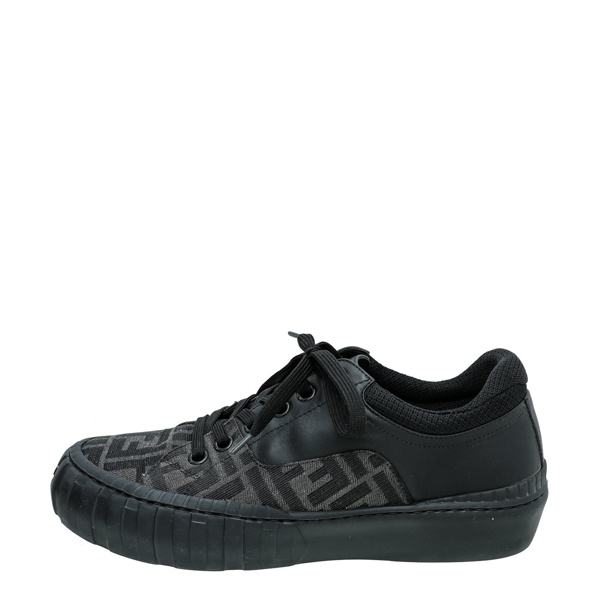 Fendi Black Zucca Force Sneaker 7