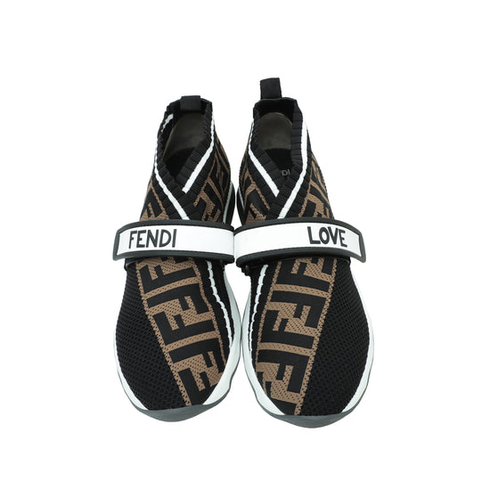 Fendi Tricolor Love Rockoko Sneakers 36