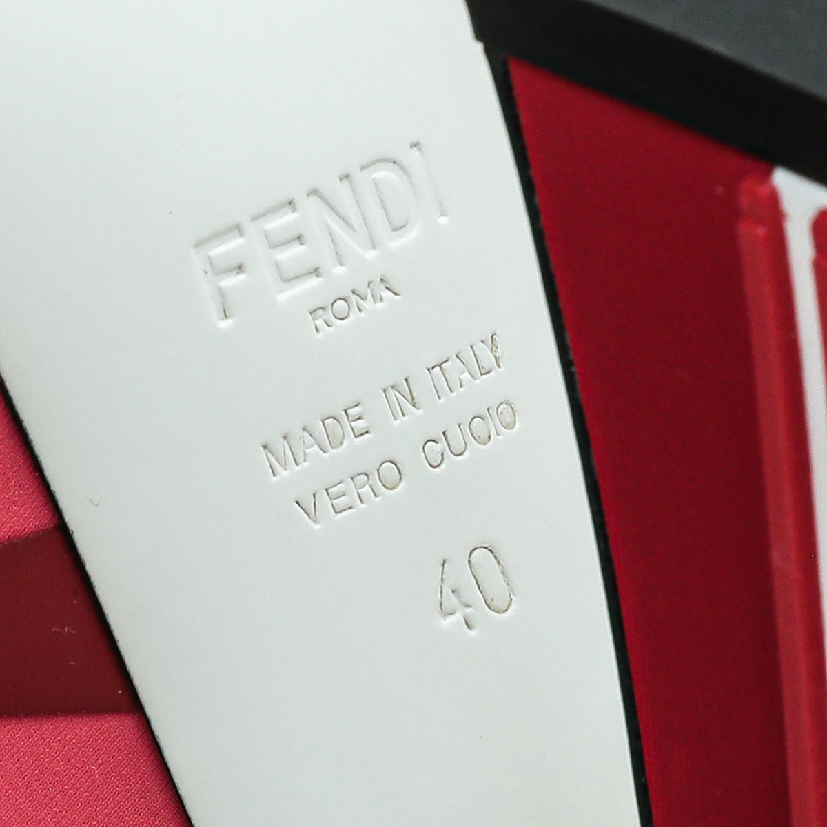 Fendi Red Multicolor Colibri Appliquéd Mesh And Neoprene Sandal 40